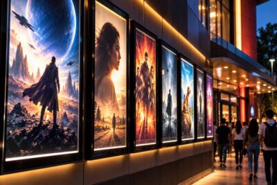 illuminated movie posters